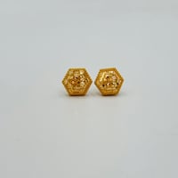 حلق ذهب عيار 21