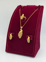 طقم ذهب عيار 21