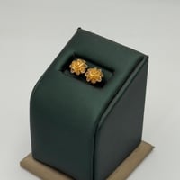 حلق وردة ذهب عيار 21