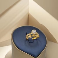 خاتم خطوبة ذهب عيار 21