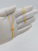 عقد ذهب عيار 21