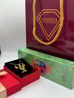 طقم ذهب عيار 21