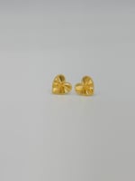 حلق قلب ذهب عيار 21