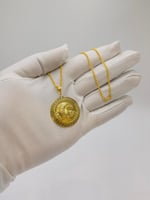 عقد صقر ذهب عيار 18