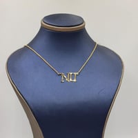 عقد اسم ذهب عيار 18