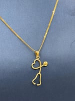 Necklaces Gold 18K - سلسال وتعليقة ذهب عيار 18