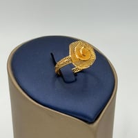 خاتم وردة ذهب عيار 21