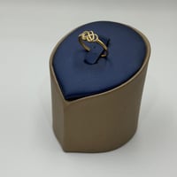 خاتم قلب ذهب عيار 18