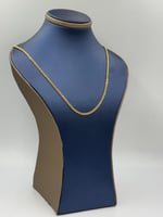 سلسلة جنزير ذهب عيار 18