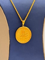 عقد ذهب عيار 21