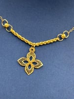 عقد ذهب عيار 21