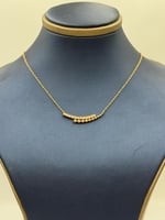 عقد الماس عيار 18