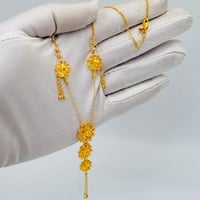 عقد شمس ذهب عيار 22