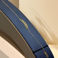 عقد واسوارة ذهب عيار 18