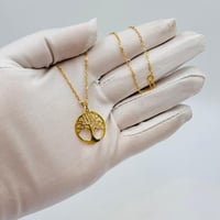 عقد شجرة الحياة ذهب عيار 18