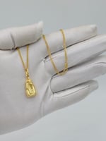 عقد توت عنخ آمون ذهب عيار 21