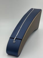 اسوارة ذهب ابيض عيار 18