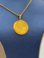 عقد ذهب عيار 21