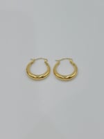 حلق ذهب إيطالي عيار 18