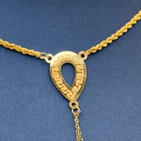 عقد ذهب عيار 21