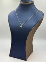 sعقد قلب ذهب عيار 18