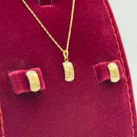 طقم ذهب عيار 18