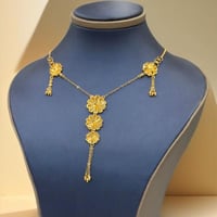 عقد شمس ذهب عيار 22