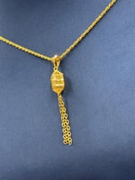 عقد ذهب عيار 21