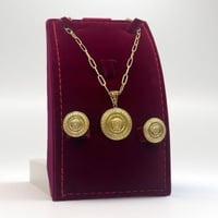طقم فرزاتشي عيار 18 - SET VERSACE 18K