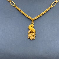 عقد ذهب عيار 21