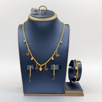 طقم لازوردي عيار 21 - SET 21K