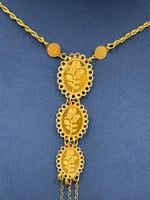 عقد ذهب عيار 21