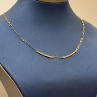 عقد واسوارة ذهب عيار 18