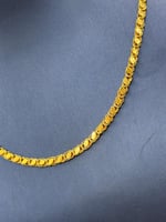 سلسال ذهب حلبي عيار 18