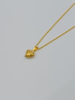 عقد قلب ذهب عيار 18