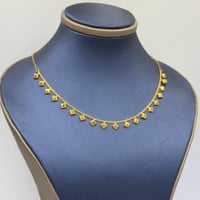 عقد ياسمينة ذهب عيار 21