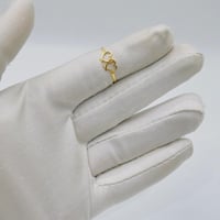 خاتم قلب ذهب عيار 18