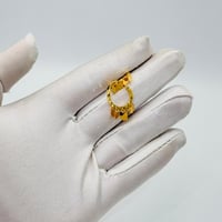حلق ذهب عيار 21