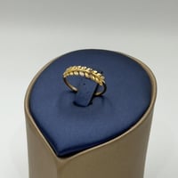 خاتم غصن الزيتون ذهب عيار 18