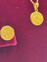 طقم جنية ذهب عيار 18