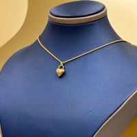 عقد قلب ذهب عيار 18