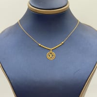 عقد ذهب عيار 21