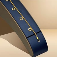 اسوارة قلب ذهب عيار 21