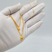 عقد البصمة دورين ذهب عيار 21