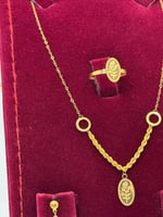 طقم سبائك ذهب عيار 21