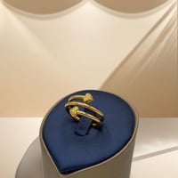 خاتم قلب ذهب عيار 21