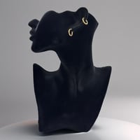 حلق ذهب عيار 18