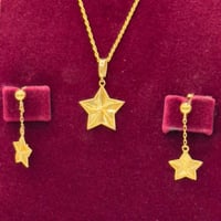 طقم نجمة ذهب عيار 21