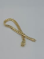 سوارة جنزير موناكو ذهب عيار 18