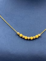 عقد ذهب عيار 21